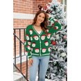 thumbnail image 2 of LUBOT New Ugly Christmas Cardigan Sweaters for Women, 2 of 6