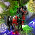 thumbnail image 5 of Kbndieu Christmas Ornaments Christmas Tree Decorations Acrylic Horse Pendant Christmas Tree Ornaments for Home, Office and Cars Decor, Christmas Gifts for Parties Holiday, 5 of 6