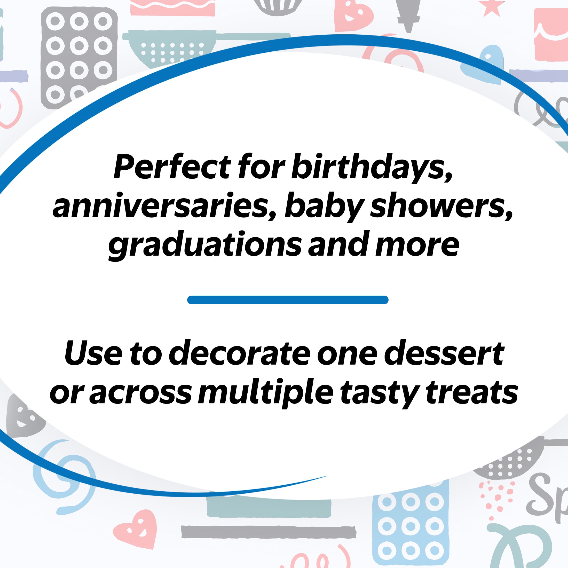 (2 pack) Great Value Birthday Candle, Celebrate, Rainbow, 9 Count