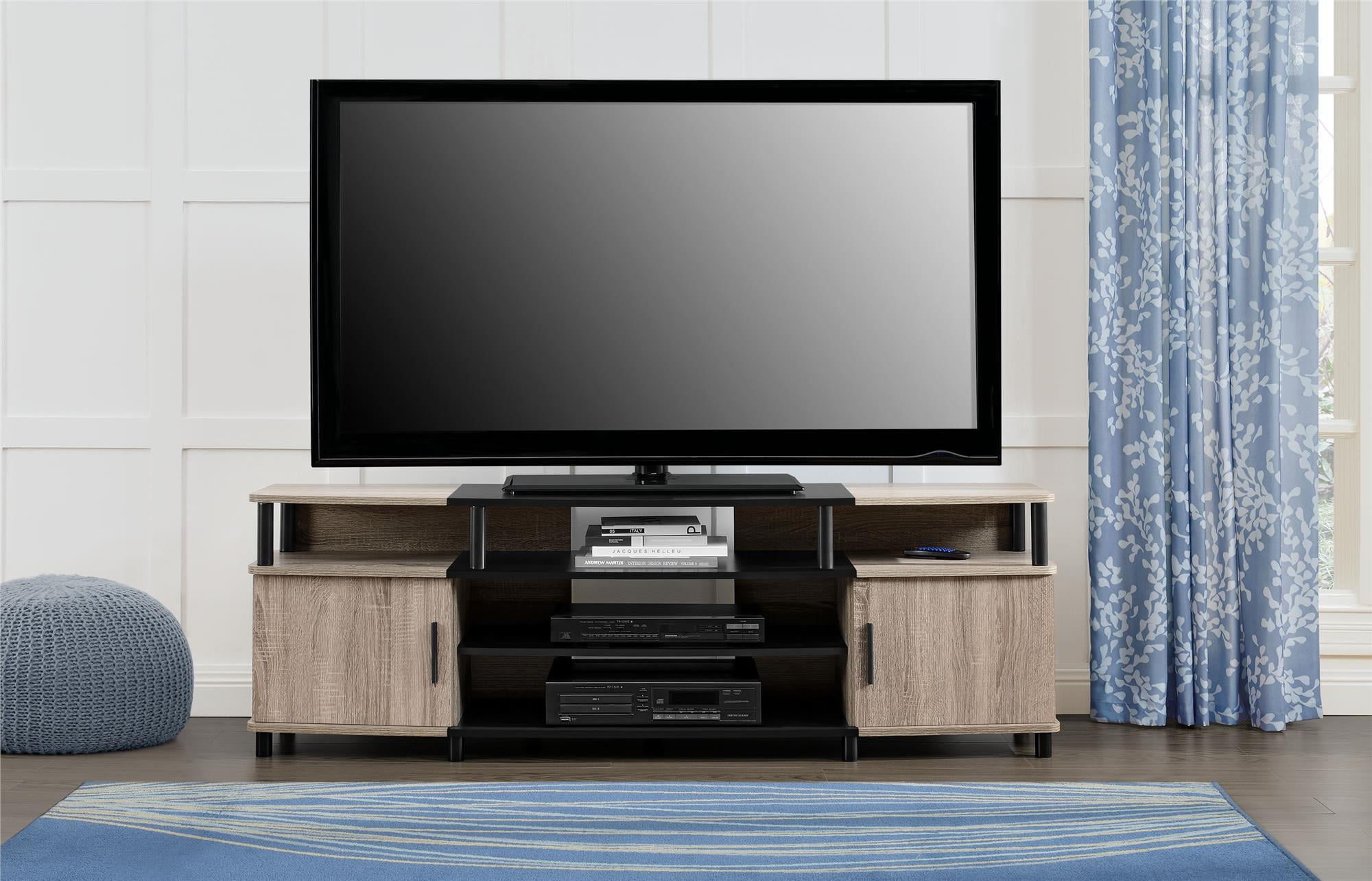 Sonoma Oak Corner TV Stand Media Console For Flat Screens Entertainment Center 