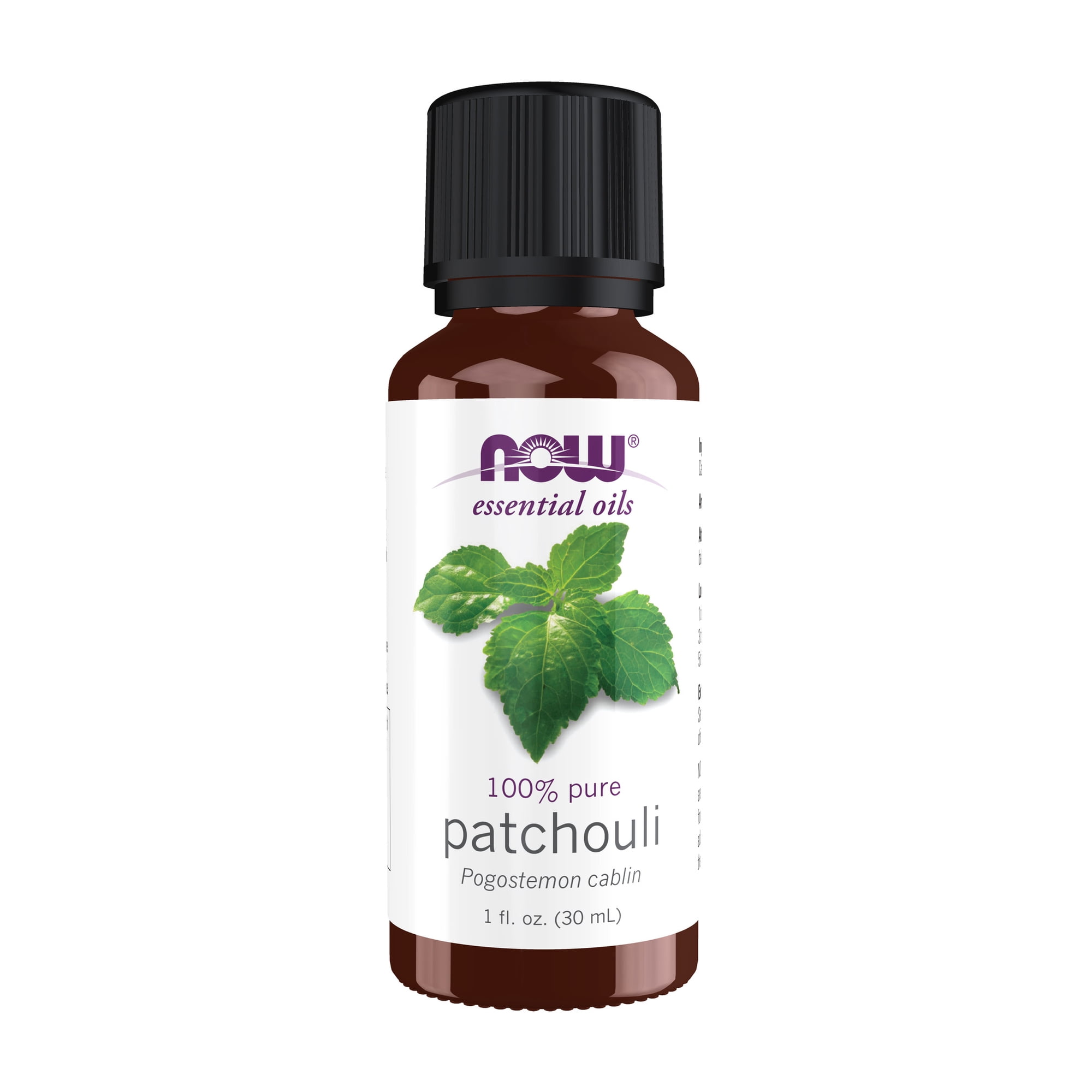NOW Essential Oils, Patchouli Oil, Earthy Aromatherapy Scent, Steam Distilled, 100% Pure, Vegan, Child Resistant Cap, 1-Ounce