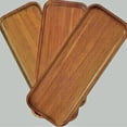 thumbnail image 3 of suyin Tableware Solid Wood Round Dessert Plate Japanese-Style Wooden Tray Snack Plate, 3 of 8