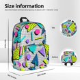 thumbnail image 5 of Mochila retro de los años 80 y 90 para portátil, para viajes, senderismo, negocios, para mujeres y hombres., 5 of 5