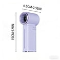 thumbnail image 3 of Portable Mist Fan Rechargeable Handheld Cooling Fan Water Spray Humidifier, Strong Airflow Mist Spray USB Rechargeable Portable Use, For Travel Office Outdoor Camping Makeup Use, 3 of 6