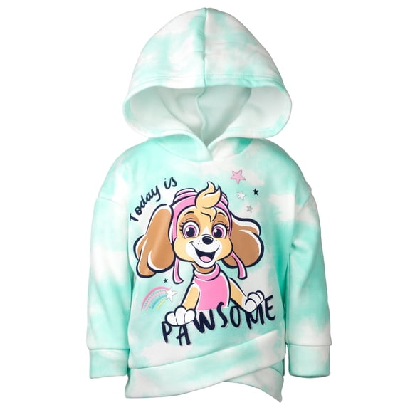 Paw Patrol Little Girls' 2-Piece Fleece Hoodie and Leggings Set Skye Aqua Navy