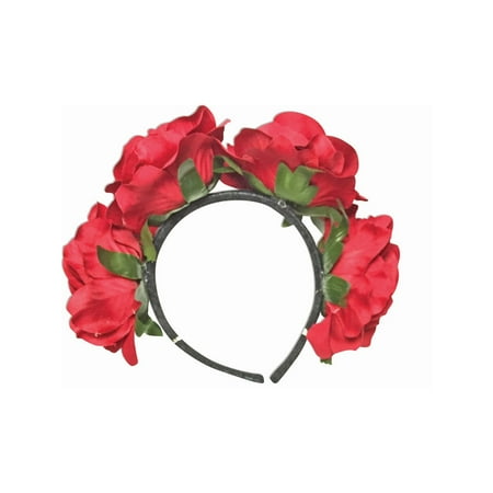 Halloween Red Floral Headband