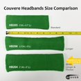 thumbnail image 5 of Couver Large & Thick Plain Solid Basketball Head Sweatband, Solid Blue, 3 Pack, 5 of 7