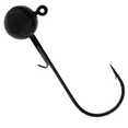 thumbnail image 3 of Lead Ball Jigs: 1/4 oz. 10pk- Black, 3 of 9