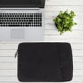 thumbnail image 5 of FELTECHELECTR Laptop Sleeve with Handle Black Polyester 1Pcs 14.15x10.22x1.18in, 5 of 6
