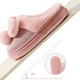 thumbnail image 4 of KANG Cozy Winter Slippers For Suede Bow Design Indoor Shoes With Comfortable Toe Coverage For Her And Couples, 4 of 7