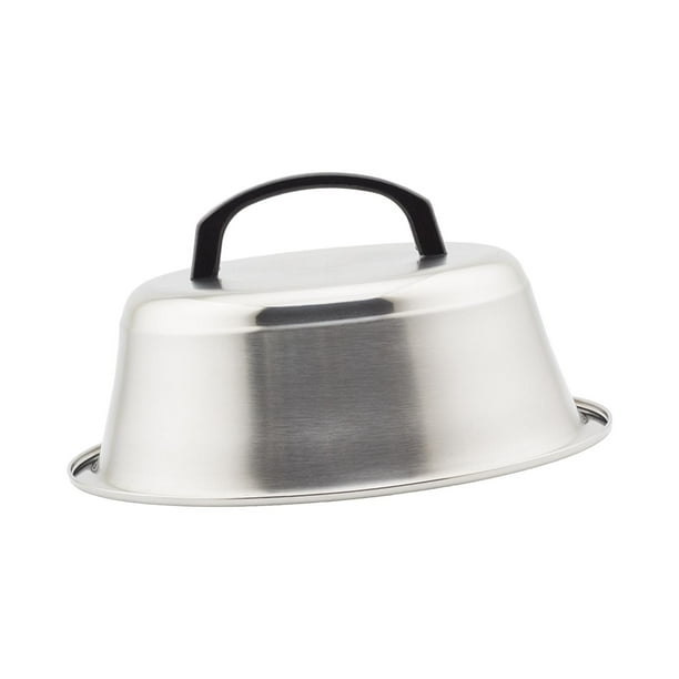 Tapa de Acero Inoxidable Macarena para Derretir Queso con Asa 22 cm