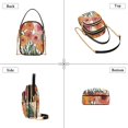 thumbnail image 3 of FORMRS Crossbody Bag for Women Quilted Travel Shoulder Cell Phone Purse with Chain Strap Handbag, Hand Drawn Floral, 3 of 7