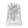 thumbnail image 2 of Celebrations 9736836 Metal Microdot LED Star Tree Topper, Silver, 2 of 3