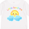 thumbnail image 4 of Inktastic Little Sunshine- cute sun rainbow letters Boys or Girls Long Sleeve Toddler T-Shirt, 4 of 5