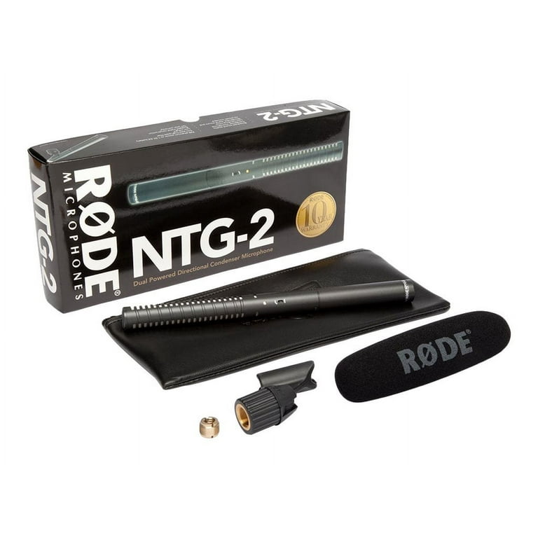 Rode NTG2 Condenser Shotgun Microphone - Walmart.com