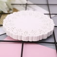 thumbnail image 3 of Lace Coasters 100pcs Glass Cup Mats Paper Cup Pad Paper Texture Suitable for Drinking Water Home Office Drinking, 3 of 8