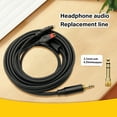 thumbnail image 3 of Headphones Audios Cable Replacement for HD650 HD600 HD580 HD660S with 3.5mm Jacks, 3 of 8