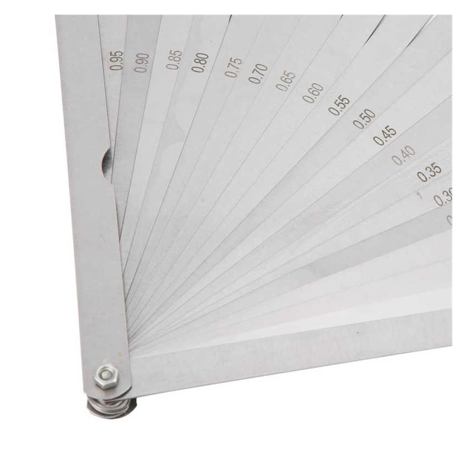 Multifunction Portable 20 Blades Feeler Thickness Gauge Stainless Steel 500MM Length Measuring Tool Feeler