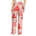 thumbnail image 3 of Sigee Cute Mushroom1 Print Women's Soft Pajama Pants - Breathable and Comfortable Lounge Sleep Bottoms with Elastic Waistband and Pockets-, 3 of 9