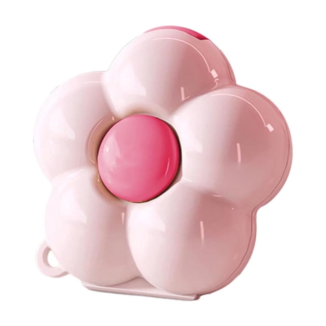 Boreal Craft Floral Petal 6 Compartment & Jewelry Organizer Flower Daily Organizer Small Portable Mini Functional Organizer With Dividers Container Meal Prep Container Reusable Cheese Storage