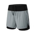thumbnail image 2 of Yaoyar Men's Active Sports Shorts with Inner Compression and Anti-Chafing Double-Layered Men's Compression Shorts, 2 of 9