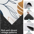 thumbnail image 3 of Orange Boho Abstract and Plant Pattern Kitchen Rugs Sets Of 3,Kitchen Runner Rugs Non Skid Washable,Decorative Kitchen Floor Mats for Kitchen,Sink,Laundry,17"x30"+ 17"x47" + 17"x59", 3 of 6