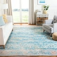 thumbnail image 2 of SAFAVIEH Saffron Candelario Floral Area Rug, Turquoise/Peach, 8' x 10', 2 of 6