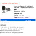 thumbnail image 2 of Front Inner CV Boot Kit - Compatible with 2003 - 2006 Mitsubishi Outlander AWD 2004 2005, 2 of 2