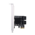 thumbnail image 1 of PCIE to SATA Card PCI-E Adapter PCI Express to SATA3.0 Expansion Card 4Port SATA III 6G for SSD HDD, 1 of 4