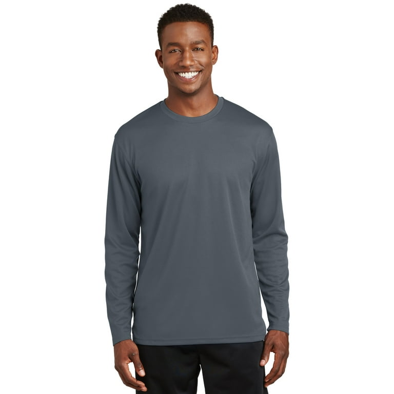 Sport-Tek Men's 100 Percent Polyester Dri-Mesh Sleeve T-Shirt. K368 - Walmart.com