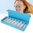 thumbnail image 4 of Portable Eyeglasses Case Organizer, 5 Colors Sunglasses Storage Box, Office Men And Women Travel For Home ANGGREK Azul, 4 of 8