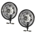 thumbnail image 1 of Ventilador magnético para carrito de golf KEMIMOTO de 20 cm con 3 modos de luz y 6 velocidades, 1 of 7