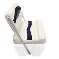 thumbnail image 3 of Wise BM1152-986 Premier Series Pontoon Flip Flop Cushion Set - Platinum / Spectra Navy / Cobalt, 3 of 9