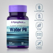 Super Strength Water Pill | 90 Tablets for Men and Women | by Piping Rock