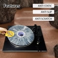 thumbnail image 3 of 2pcs Record Clip Lightweight Velvet LP Cleaning Pad, Easy to Use for LP Records, 3 of 7