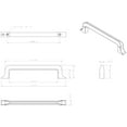 thumbnail image 3 of 128mm CTC Callie Cabinet Pull - Polished Chrome, 3 of 7