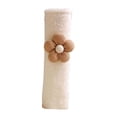 thumbnail image 4 of Seat Belt Cover Protector Seat Strap Cover for Automobile Cars Vehicles Brown Flower, 4 of 9