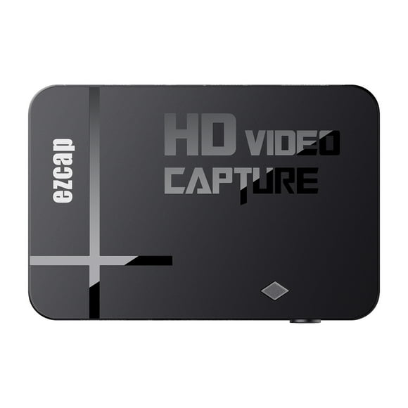 ezcap288P HD Video Capture Card Audio Video Converter AV Input Mic Input HD Out Audio Out Plug and Play for Game Video Recording Live Sreaming Broadcast Teaching