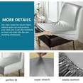 thumbnail image 4 of LKJYER Chair Covers Without Arms Waterproof, Slipper Chair Covers Armless, Armless Chair Slipcover Leather, for Living Room, Dining Room, Hotel, 4 of 7