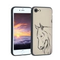 thumbnail image 1 of Compatible with iPhone 7 Phone Case, Horse-0923882-108 Case Silicone Protective for Teen Girl Boy Case for iPhone 7, 1 of 1