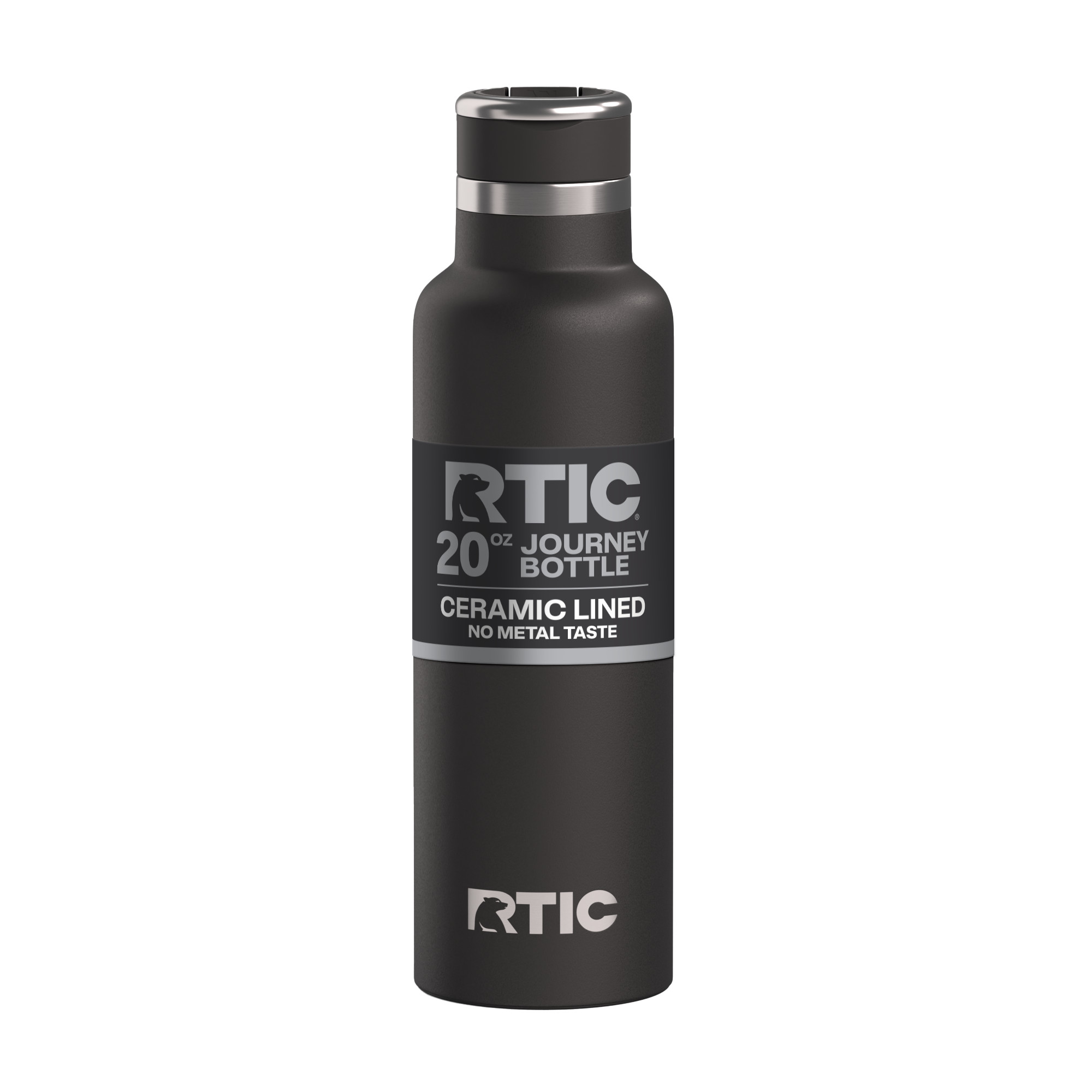 RTIC Journey 20 oz Insulated Water Bottle, Black photo 1
