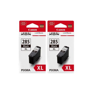 Canon PG-285 Black & CL-286 Tri-Color Ink Cartridges Combo Pack (6196C004AA)