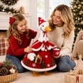 thumbnail image 3 of Porch Goose Christmas Outfit for 23 Inch, Santa Hat & Gift Box, Holiday Porch Goose Outfits with Cape & Fur Trim, Winter Goose Decor for Porch Garden, 3 of 5