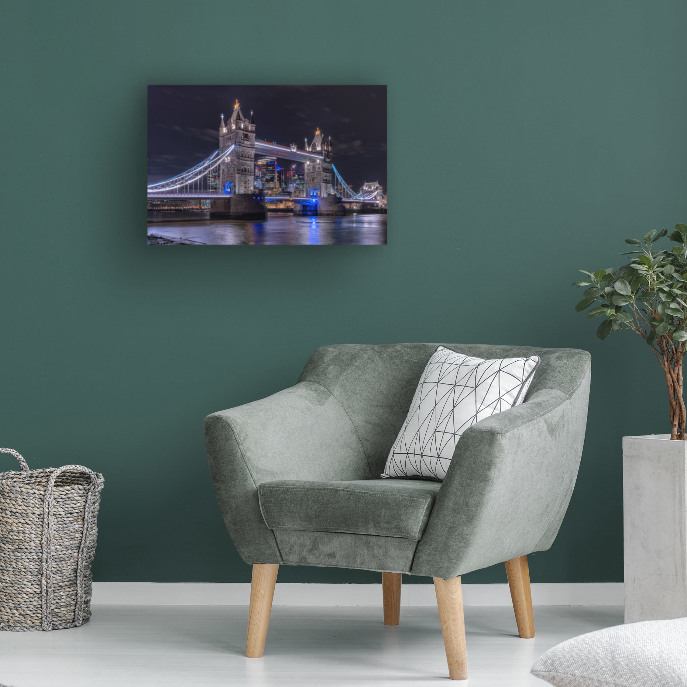 Trademark Fine Art Michael Kalika Tower Bridge In London Canvas Wall Art