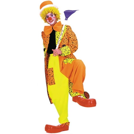 Dapper Dan Neon Clown Adult Halloween Costume