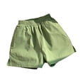 thumbnail image 5 of Toddler Boys Girls Green Shorts with Lightweight Running Shorts for Girls Kids Quick Dry Sports Active Short 3T, 5 of 5
