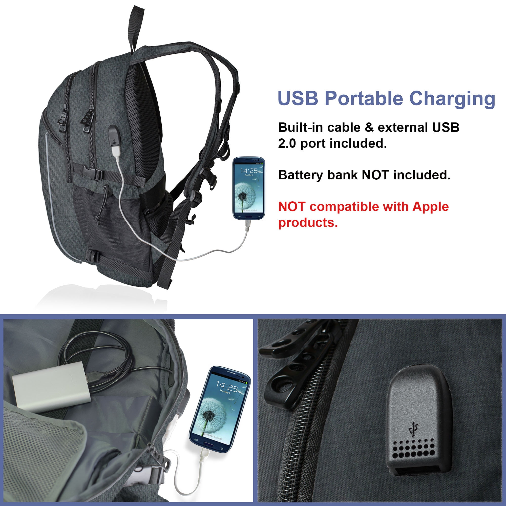 Meijieluo backpack charger Clearance