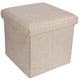 thumbnail image 2 of Taburete de almacenamiento plegable multifunción, reposapiés, caja de almacenamiento, banco, ahorro de espacio para el hogar, 2 of 8
