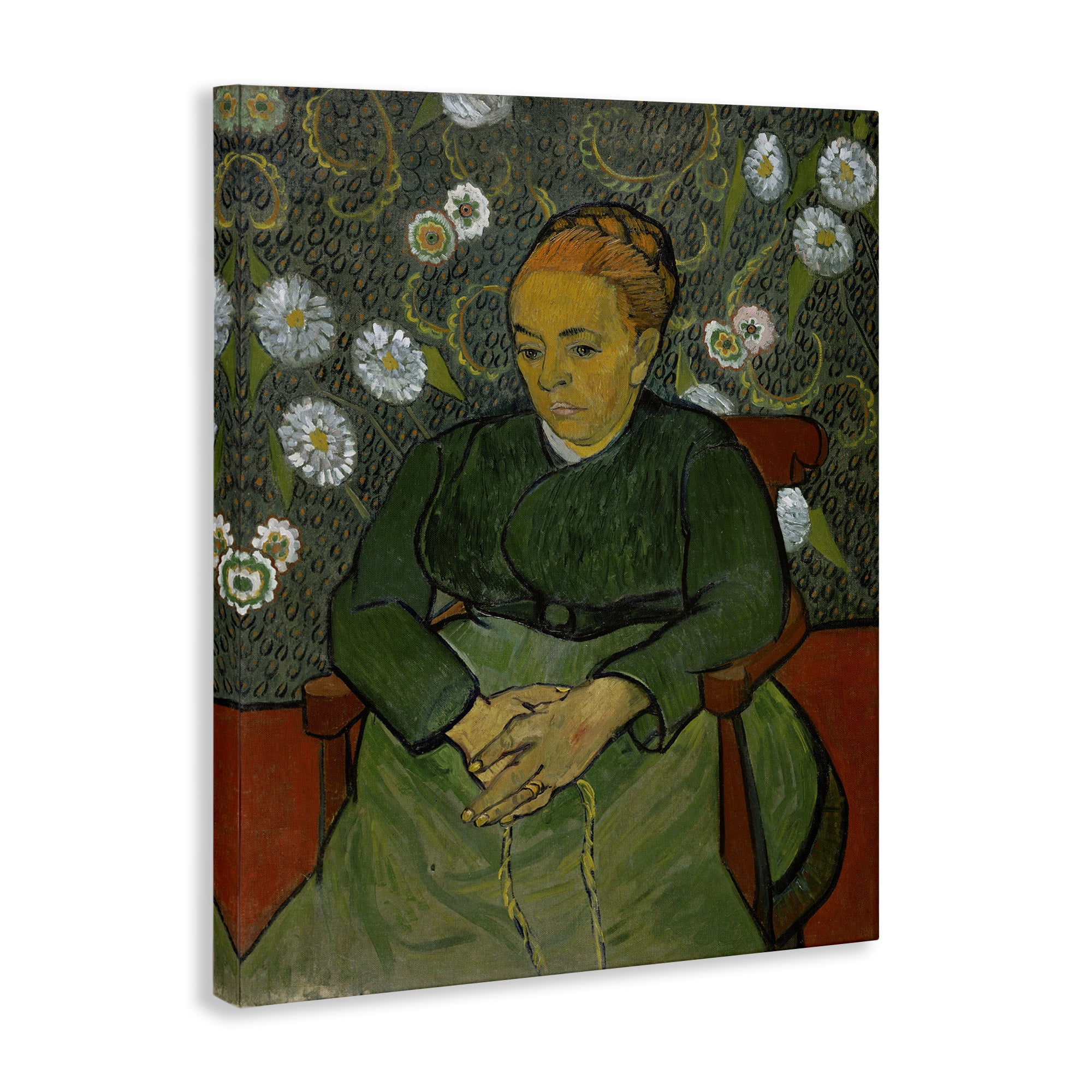 Stupell Industries Van Gogh Madame Ruolin People Painting Wrapped Canvas Art Print Wall Art, 30 x 40