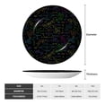 thumbnail image 2 of Honeii Chemistry Formulas Print Elegant Bone China Decorative Plate, Porcelain Plate,Art Crafts,Ceramic Ornaments for Home Office Wall Decor-10in, 2 of 6